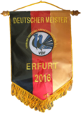 Wimpel für die Deutschen Meister 2016 der Rassetaubenzucht