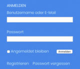 Anmeldefenster VDT-online.de