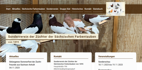 Sächsische Farbentauben Verband Deutscher Rassetaubenzüchter e.V.